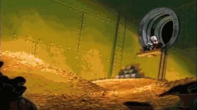 If it were somehow physically possible to swim in a giant bin of gold coins would you do it?