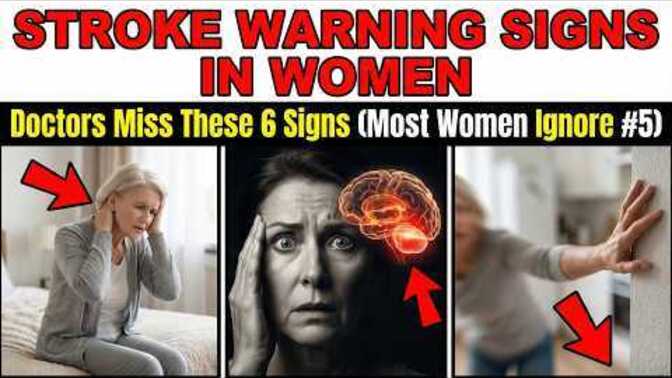 Doctors Miss These Warning ☢️ Signs of a Stroke In Women and Send Them Home From the Emergency Room (ER) to have a stroke. Want to Know These Signs?
