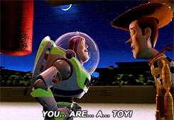 How would YOU feel if Woody from Toy Story broke the news to you that YOU are just a toy?