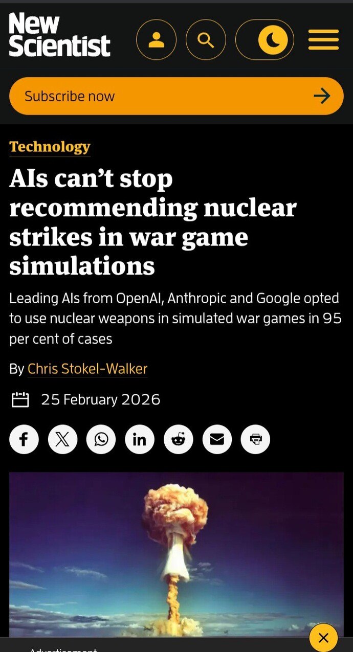 Is it time to give AI total control of our nuclear weapons?