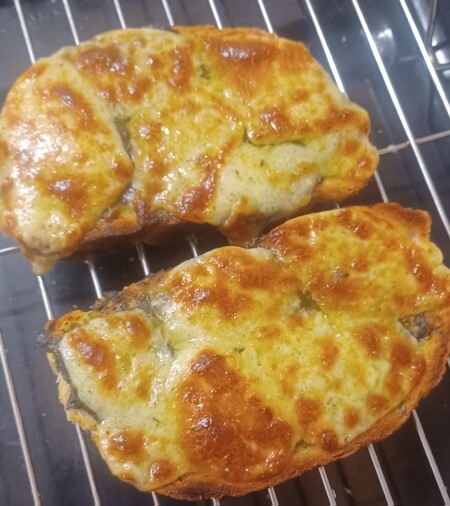 How awesome is my cheese toasty supper?
