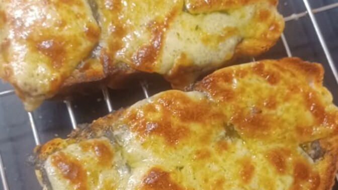 How awesome is my cheese toasty supper?
