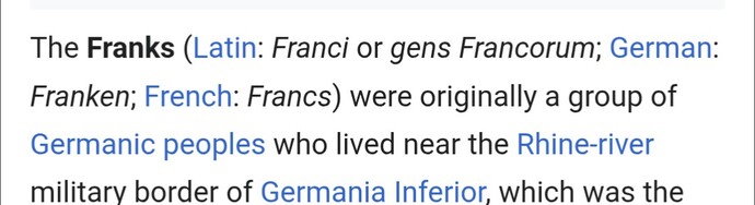 Are the French originally German?