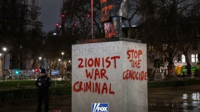 What do you think of the activist who vandalized Winston Churchill's statue?