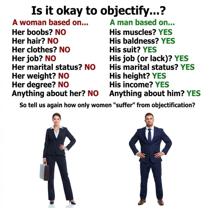 Why can't men just take accountability and not look?