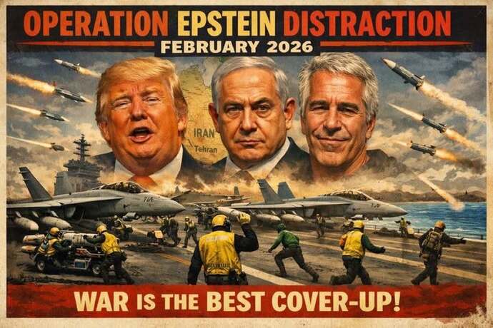 Do you think the new war in Iran will successfully distract from the Epstein Files?