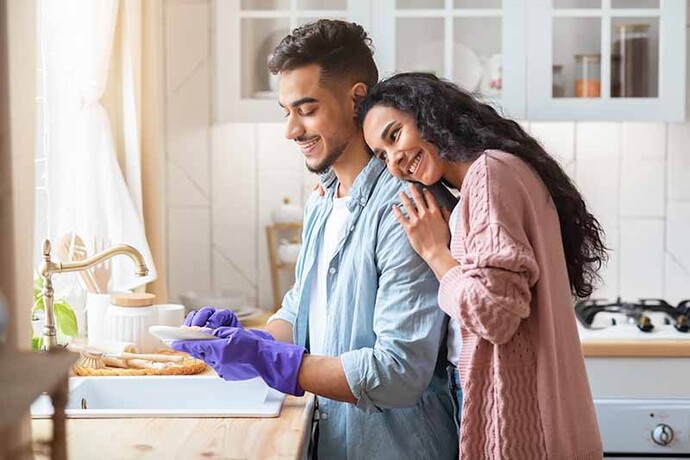How attractive is a man doing chores?