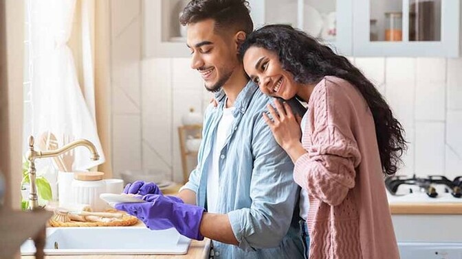 How attractive is a man doing chores?