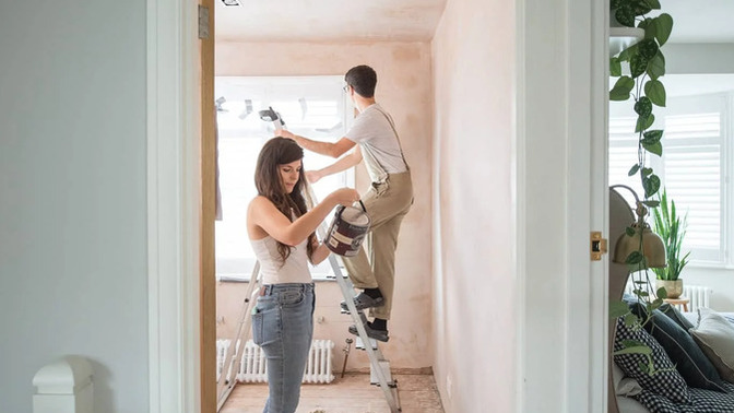 Have you ever done any renovations or other household work with your partner? What was the project?