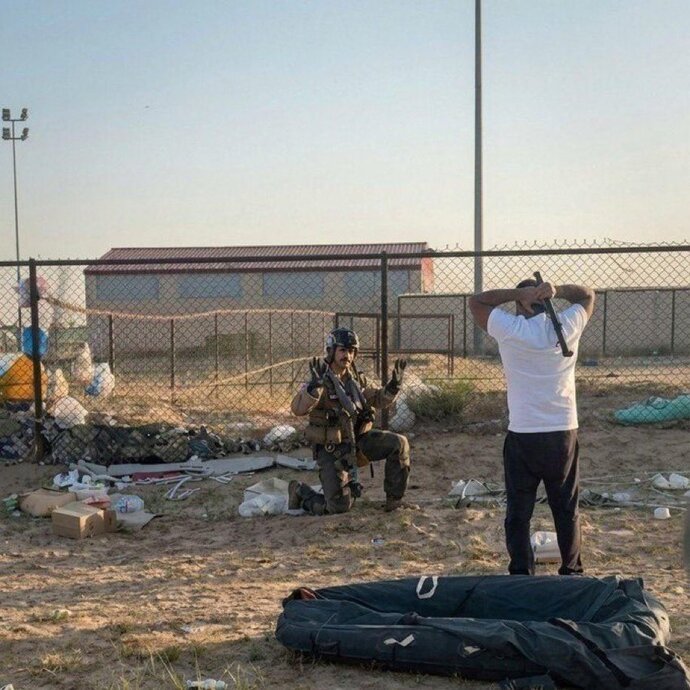 What is your opinion on the photo of the downed American pilot?