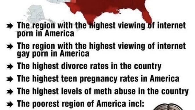 Is the Bible Belt really a bastion of morality?