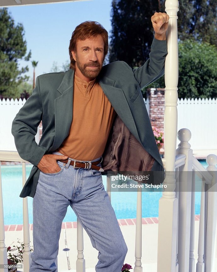 Why is Chuck Norris perceived as a tough guy?