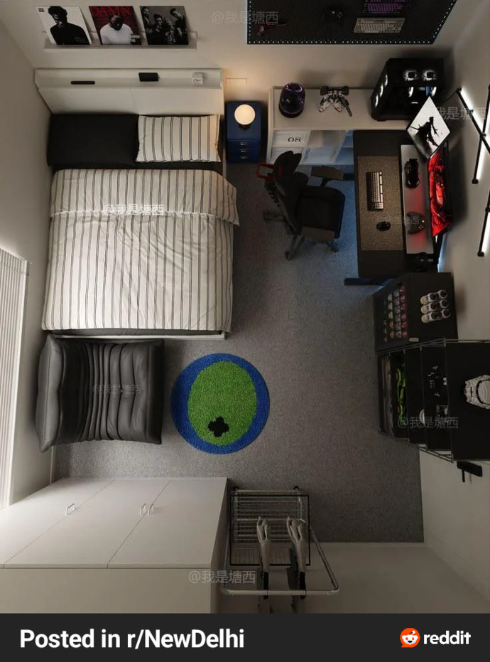 Is this room enough to spend your 20s alone?