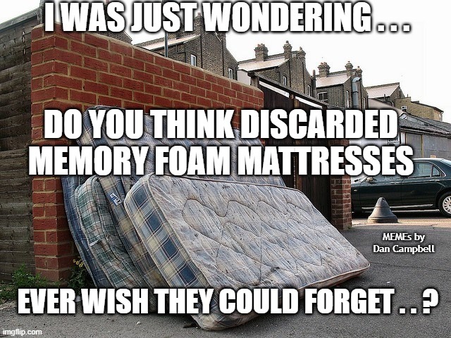 Do they ever wish they could forget?
