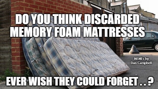 Do they ever wish they could forget?