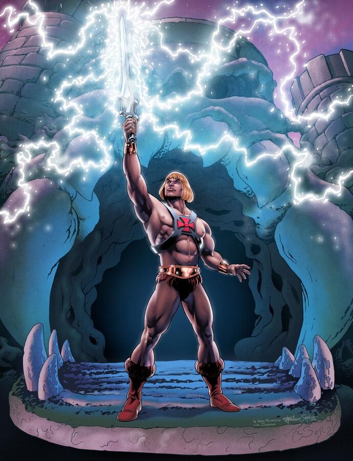 Have you ever held a magic sword aloft and said the words By the power of Grayskull! I have the Power and turned into a huge barbarian warrior?