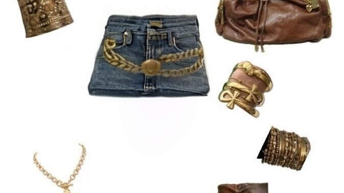 You should have left 5 minutes ago. What accessory do you quickly grab to finish your outfit?