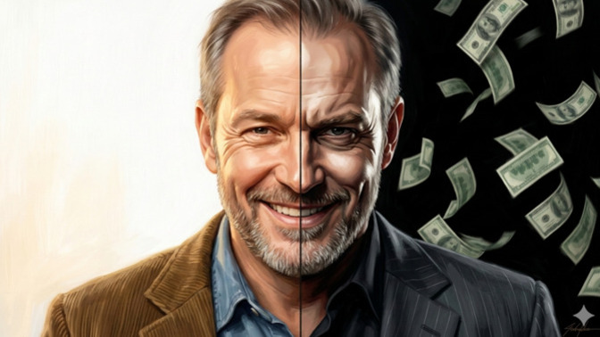 What do you think of the quote "Money doesn't change people, it unmasks them"?