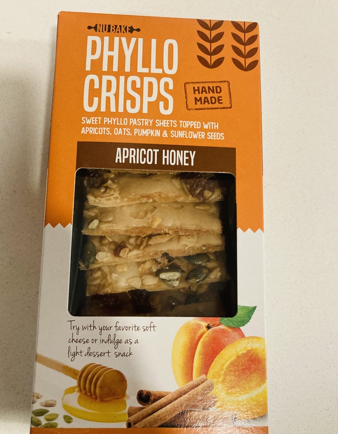The phyllo crisps I bought