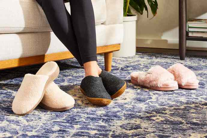 Do you wear shoes or slippers inside the house, and which ones?