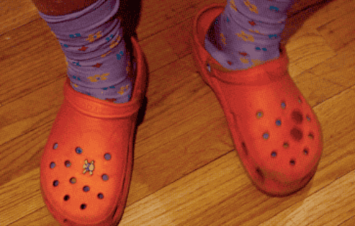 Do you wear shoes or slippers inside the house, and which ones?