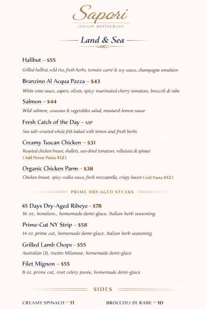 On a first date at a fancy Italian seafood spot, what are you ordering?