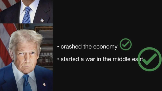 Why vote Republican if they always crash the economy and start wars?