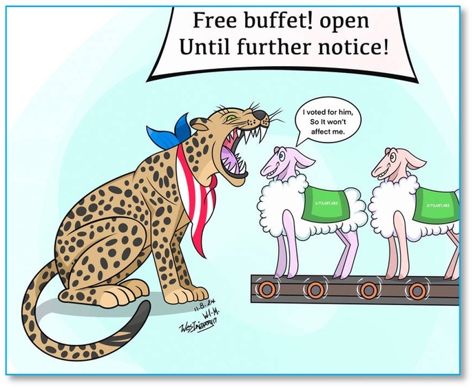 Should I be sad about the people voting for the leopards eat my face party are realizing the leopards actually are eating their faces?