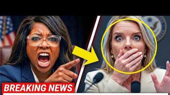 Why would AG Bondi plead the Fifth Amendment after being asked about a $2.3 million settlement related to the Epstein investigation?