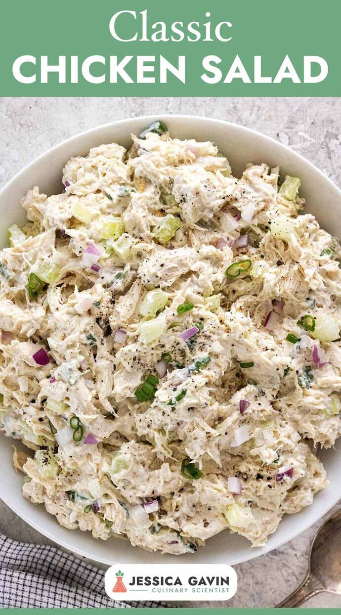 Picture of chicken salad like Random stepped in this morning.