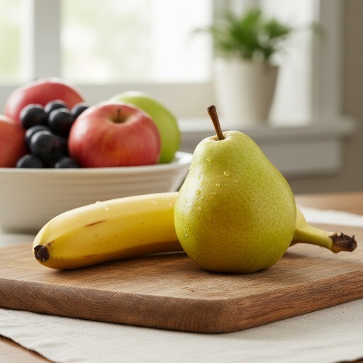Banana or pear?