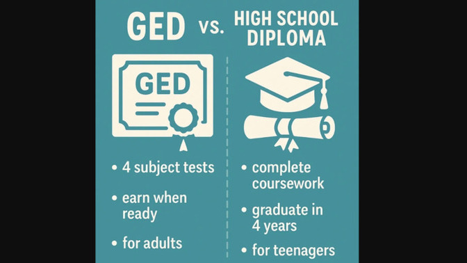 What are the real benefits of getting your GED instead of a diploma?