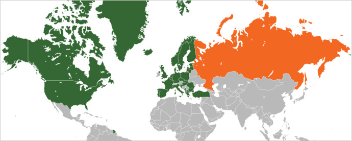 Would Russia face different security threats bordering the EU instead of NATO?