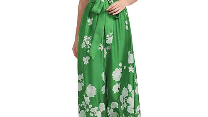 Which pair of shoes looks best with this Easter dress?