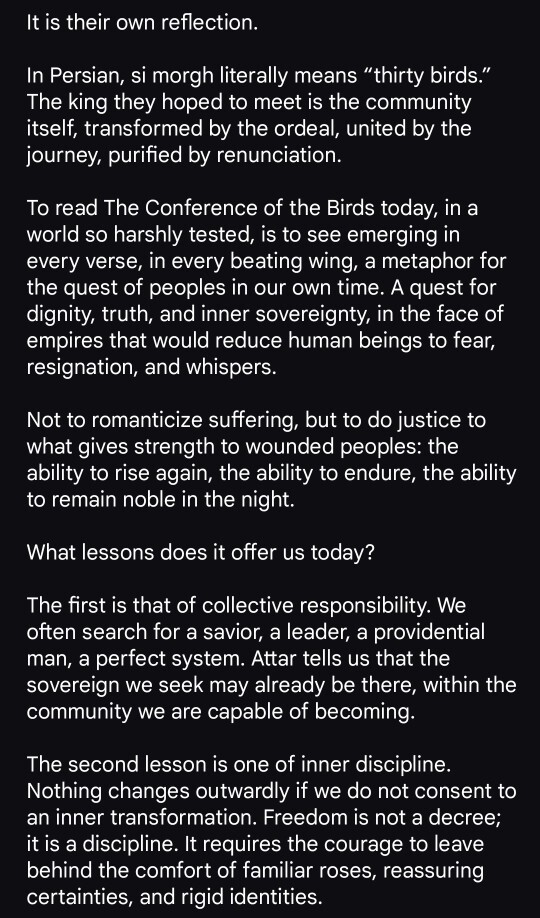 Do you think people are always looking for a ‘leader’ or a ‘savior’ when the real solution might be collective responsibility?
