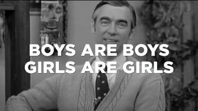 Would Mr. Rogers be arrested today for making this video?