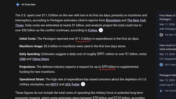 How can we afford a war but not healthcare?
