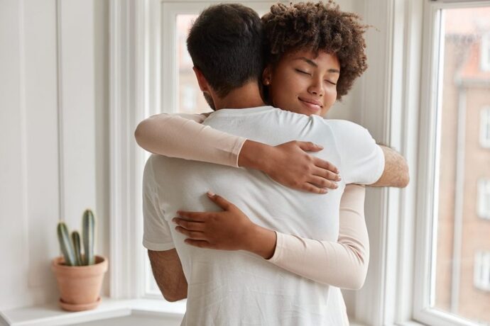 Who was the last person or creature you physically hugged?