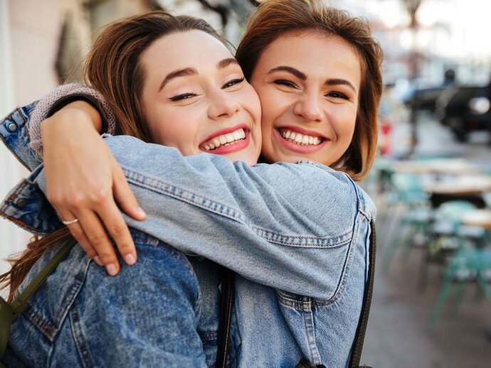 Who was the last person or creature you physically hugged?