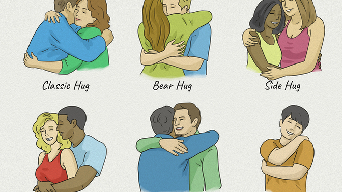 Who was the last person or creature you physically hugged?