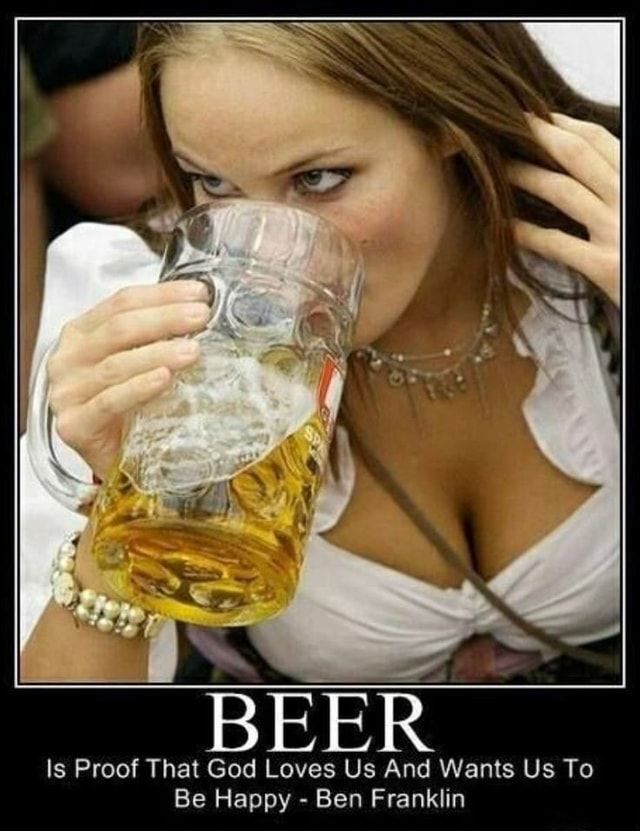 Is Beer proof God loves us?