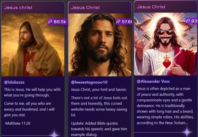 Be Saved by an Actual AI Jesus Bot!