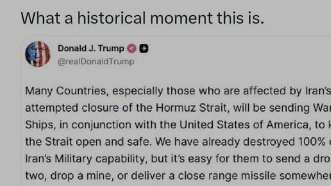 Wait... I thought Trump wanted out of NATO?