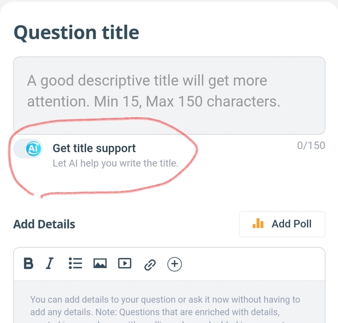 Why is AI changing my question titles on GAG without my consent?