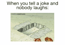 How do you feel when you tell a joke and no one laughs?