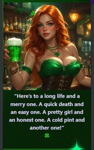Is it blasphemy to get drunk on St Patricks day?