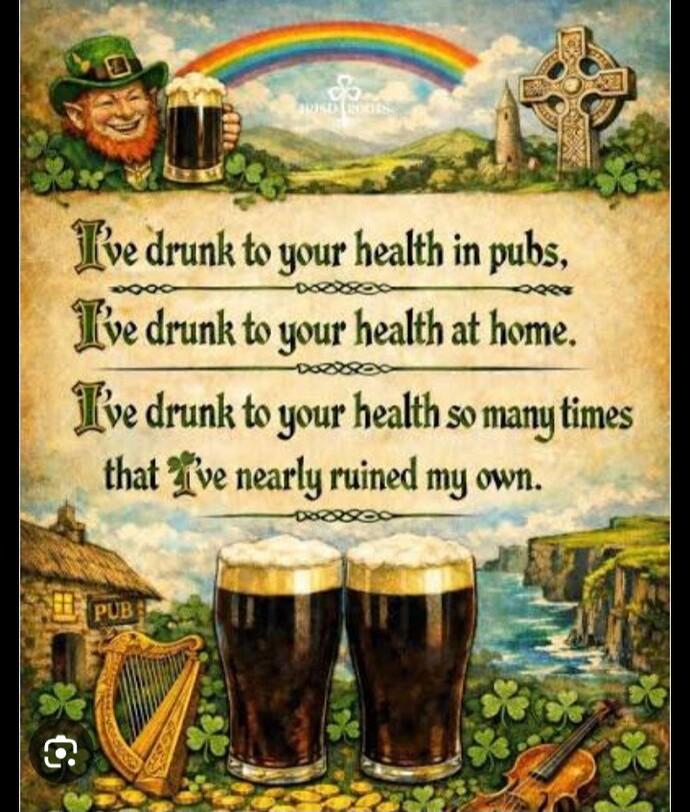 What are you drinking for St Patricks Day?