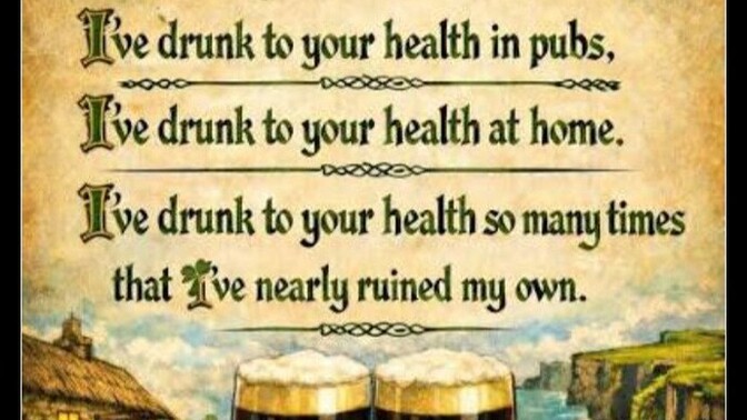 What are you drinking for St Patrick's Day?