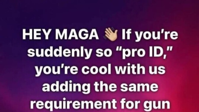 Why do some on the left claim buying a gun is easier than voting?