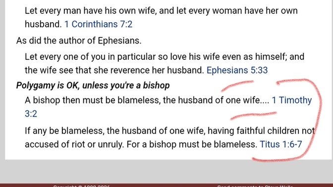 Does Roman anti‑polygamy law explain the New Testament’s “one wife” wording?